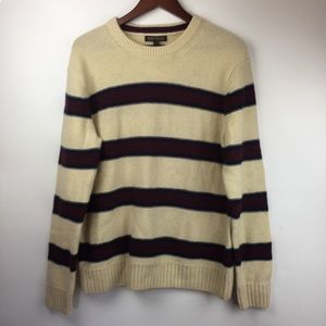 NWT Banana Republic Mens L Modern Stripe Sweater